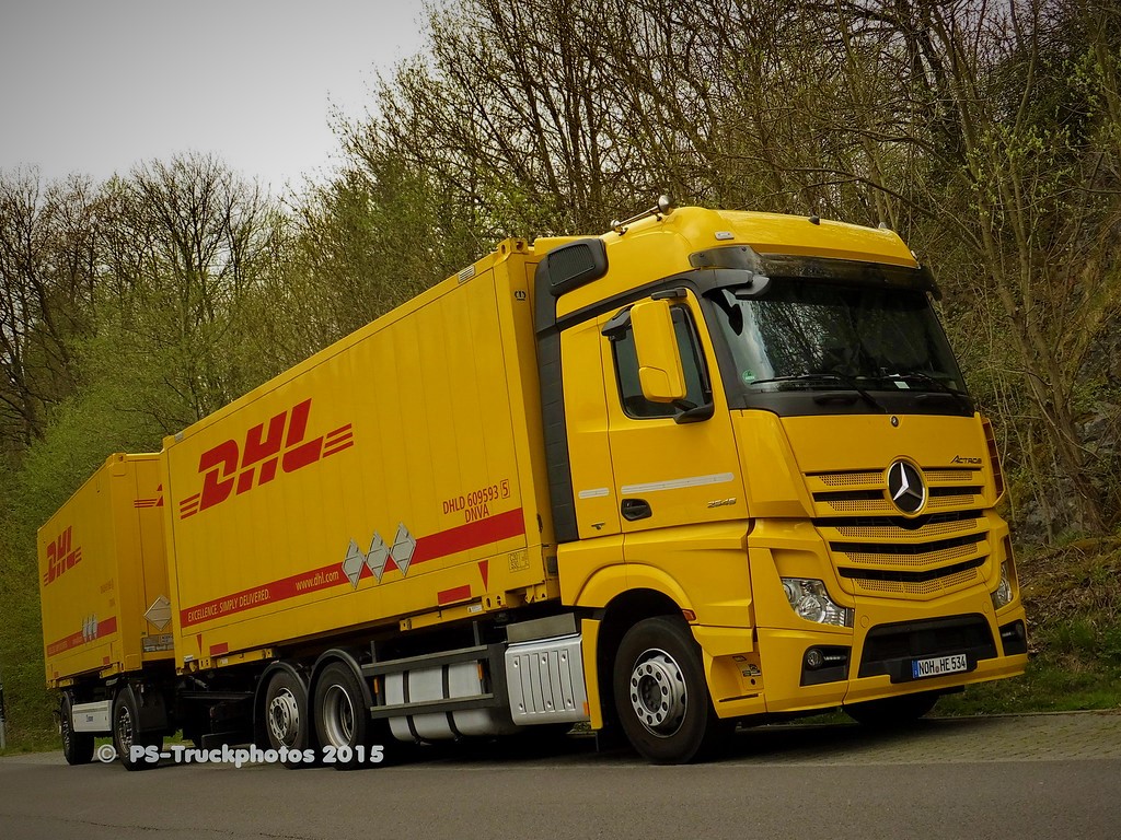DHL Freight introduce tractoare-remorci complet electrice de la Mercedes-Benz Trucks